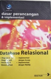 Image of DASAR PERANCANGAN & IMPLEMENTASI: DATABASE RELASIONAL
