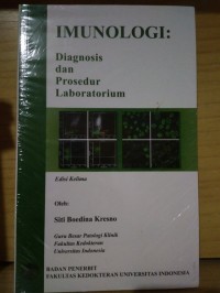 Image of Imunologi : Diagnosis dan Prosedur Laboratorium
