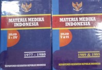 Image of Materia Medika Indonesia