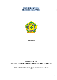 Image of MODUL PRAKTIKUM STATISTIK FASYANKES