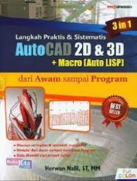 Image of LANGKAH PRAKTIS & SISTEMATIS AUTOCAD 2D& 3D+MACRO (AUTO LISP)
