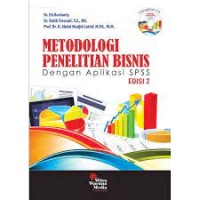 Image of METODOLOGI PENELITIAN BISNIS DENGAN APLIKASI SPSS